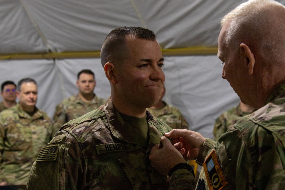 Hemple promoted and awarded ARCOM