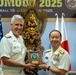 Commander, U.S. Pacific Fleet meets with President of Japan Maritime Self-Defense Force Command and Staff College during Multilateral Naval Exercise Komodo 2025