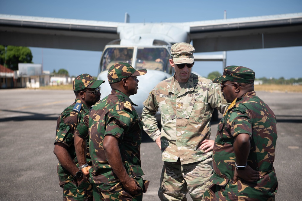 Cutlass Express 2025 - Tanzania MV-22 Osprey Flight