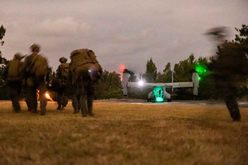 31st MEU | BLT 2/4 conducts Night TRAP Exercise