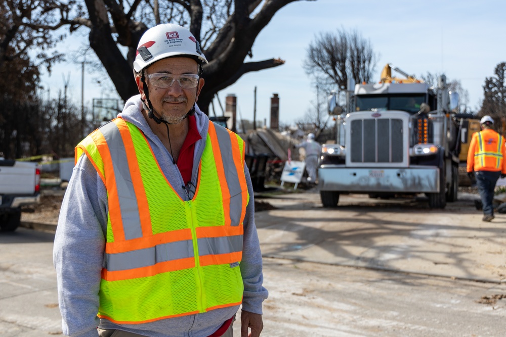 U.S. Army Corps of Engineers Quality Assurance Specialist Oversees Debris Removal Efforts