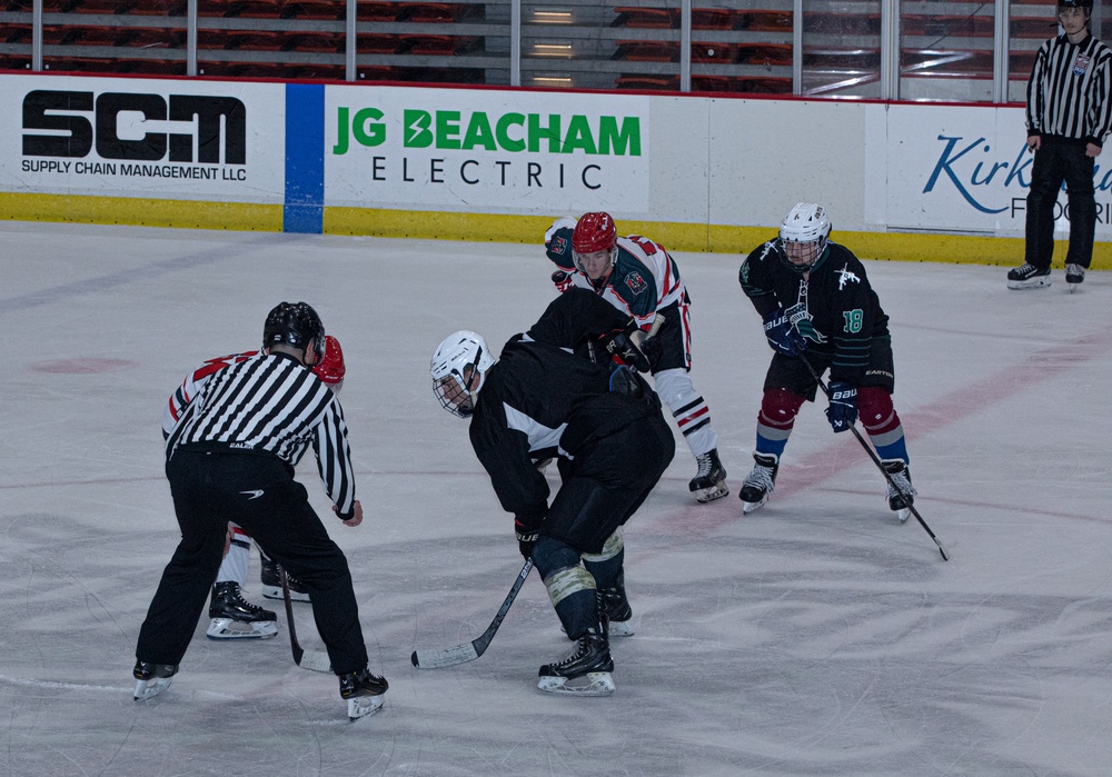 Army Base Fort Moore and Fort Stewart Meets Up For a Hockey Game