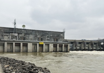 Cordell Hull Dam releases water after heavy rain