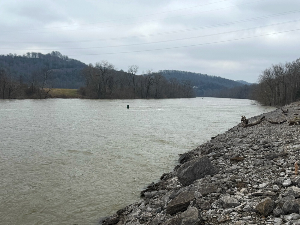 Cordell Hull Dam releases water after heavy rain