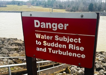 Cordell Hull Dam releases water after heavy rain