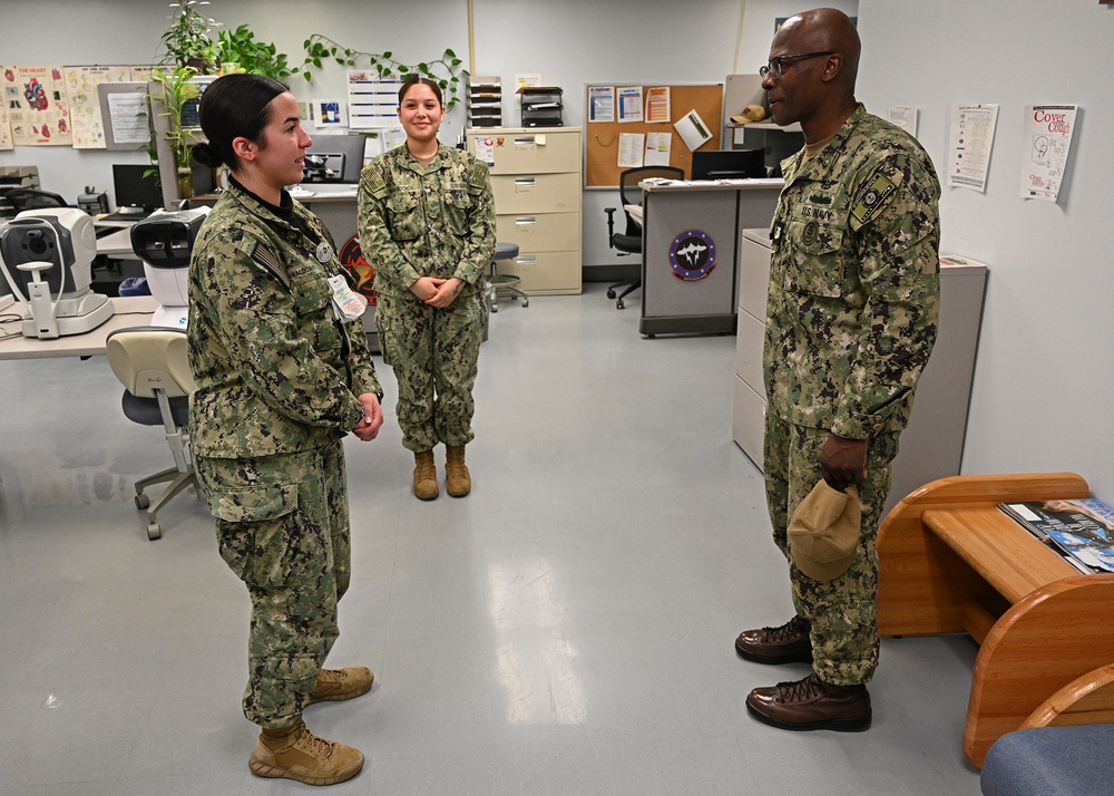 FLTCM Don Davis visits Naval Branch Health Clinic China Lake