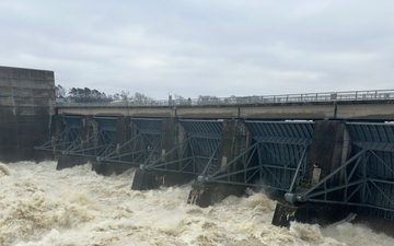 Corps continues controlled water releases following heavy rainfall, emphasizes public safety near dams