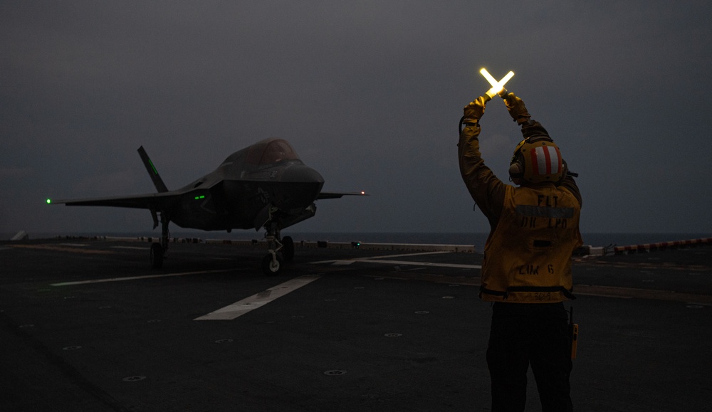 USS America (LHA 6) Conducts Flight Operations