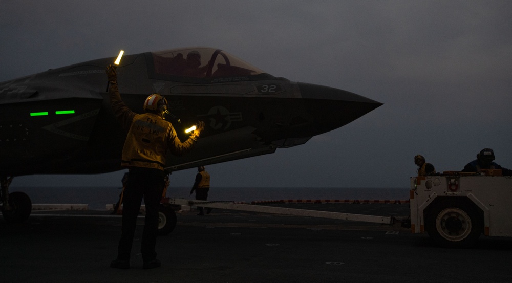 USS America (LHA 6) Conducts Flight Operations