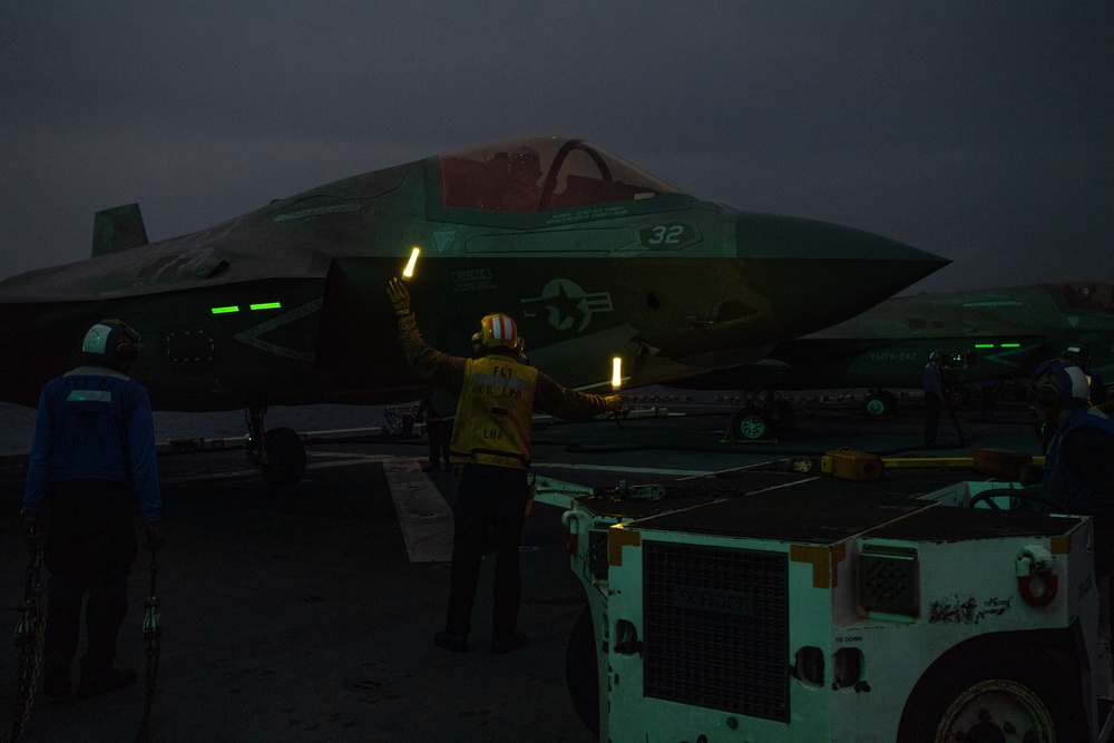 USS America (LHA 6) Conducts Flight Operations