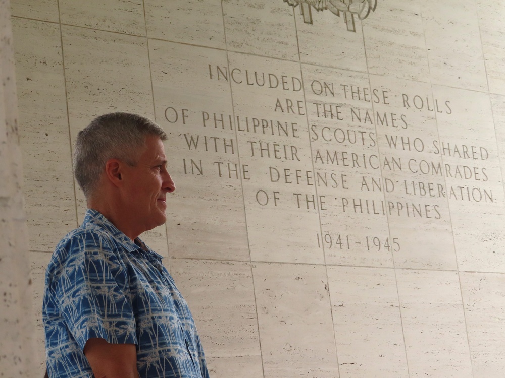 Adm. Steve Koehler Tours Manila American Cemetery and Memorial