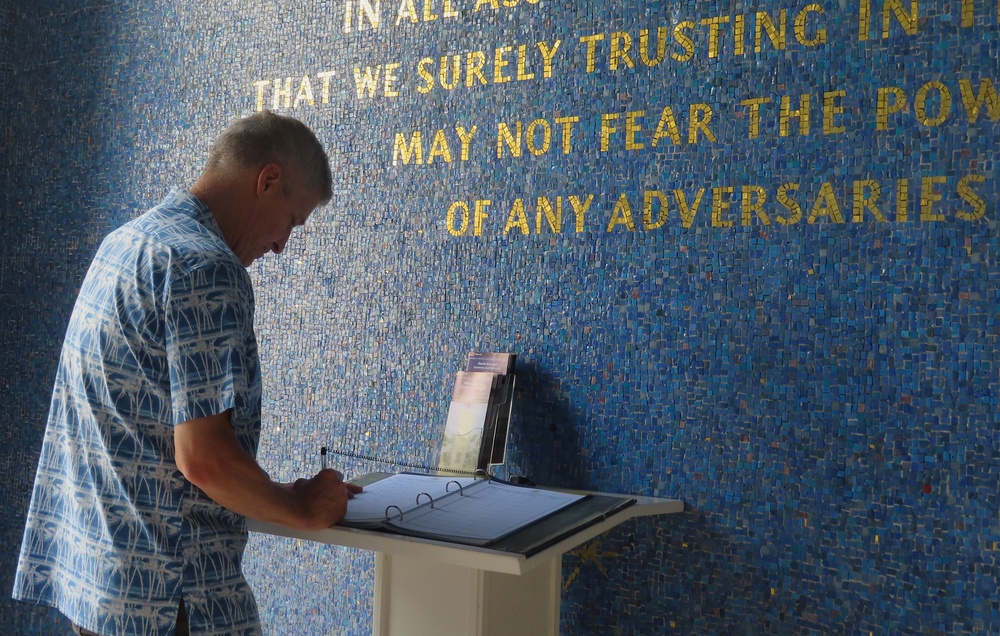 Adm. Steve Koehler Tours Manila American Cemetery and Memorial