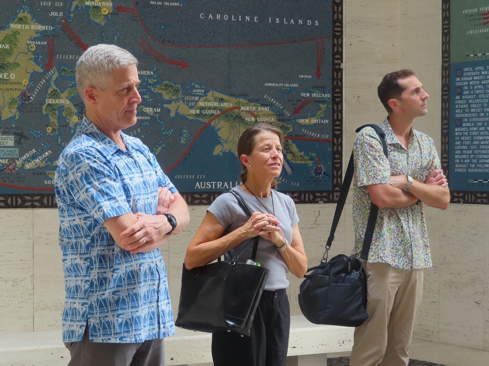 Adm. Steve Koehler Tours Manila American Cemetery and Memorial