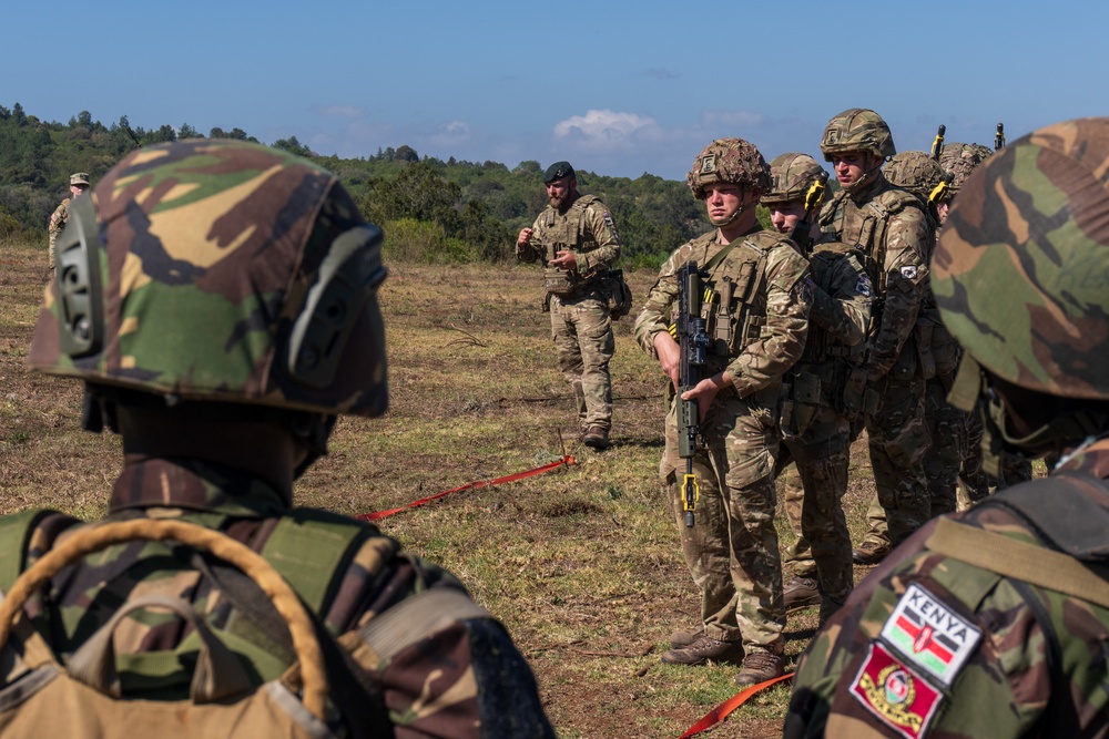 UK advisors guide partner forces in urban operations drills at Justified Accord