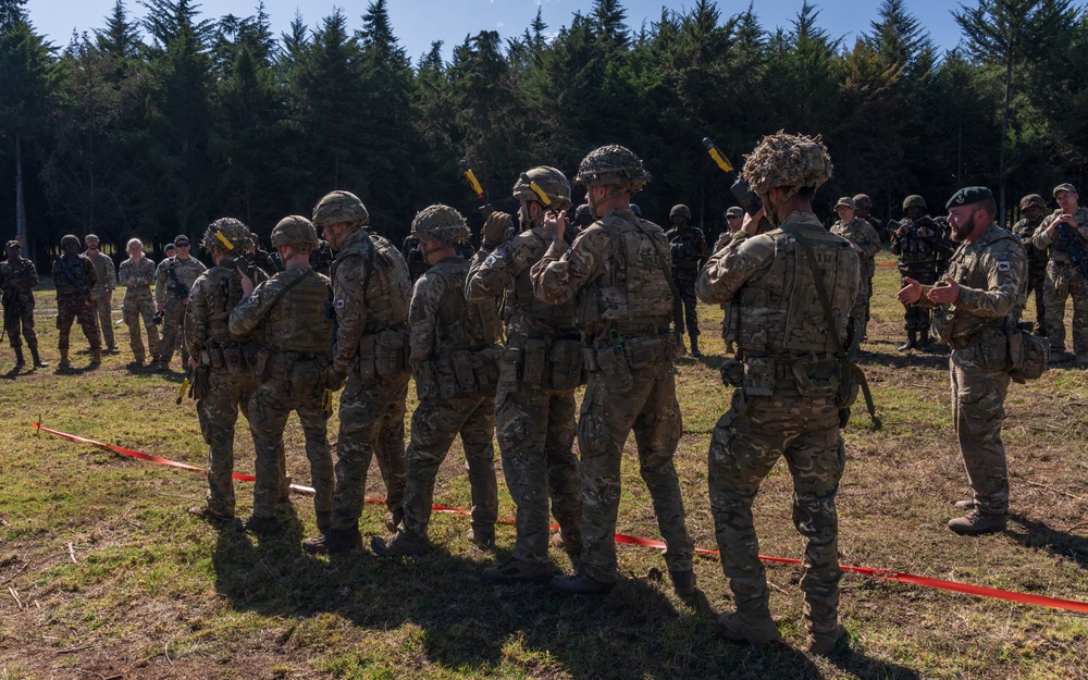 UK advisors guide partner forces in urban operations drills at Justified Accord
