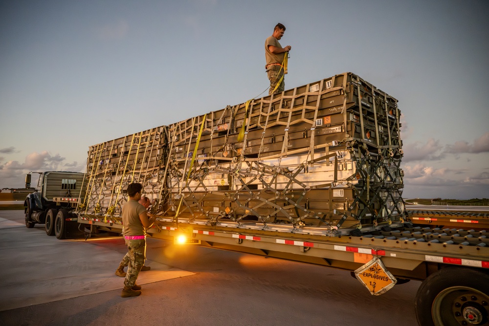 AGM-88 HARM missiles offload