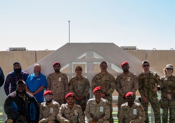 378th ESFS hosts bilateral K9 training with host nation