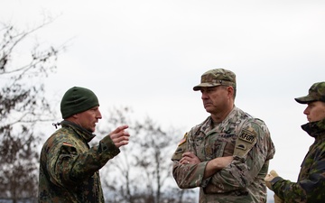 KFOR engineer soldiers begin improvements to Camp Vrelo's obstacle course and shooting range