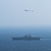 F-35B Flight Over USS America (LHA 6)