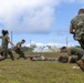 U.S. Marines simulate aiding casualties during Cope North 25