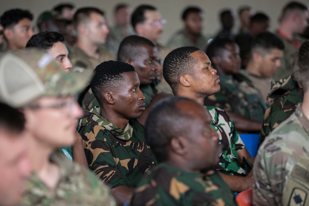 U.S, Tanzania hold troop leading procedures class during Justified Accord 2025