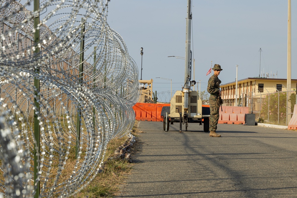 U.S. Service Members support interagency partners as part of Operation Southern Guard