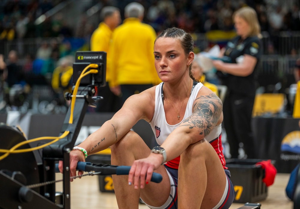 Team U.S. competes in sitting volleyball during 2025 Invictus Games