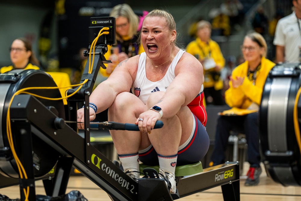 Team U.S. competes in sitting volleyball during 2025 Invictus Games