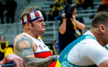 Team U.S. competes in sitting volleyball during 2025 Invictus Games