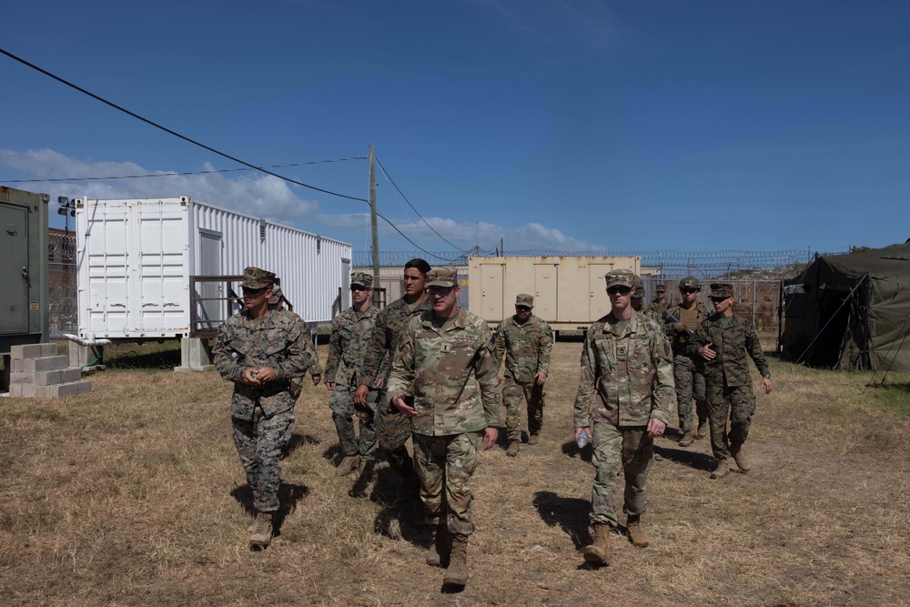 U.S. Service Members support interagency partners as part of Operation Southern Guard