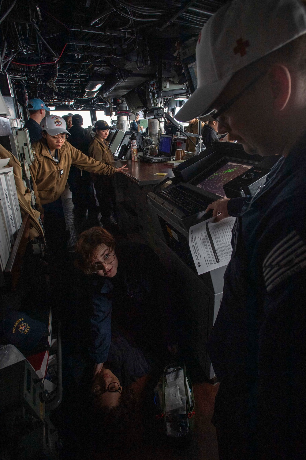 Damage Control Training aboard USS America (LHA 6)