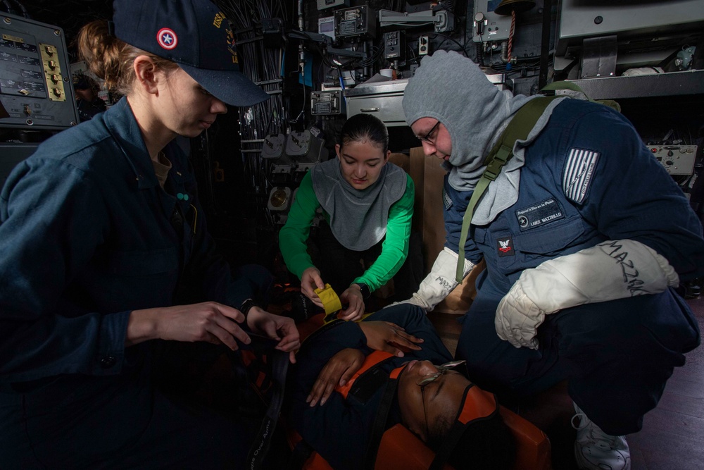 Damage Control Training aboard USS America (LHA 6)