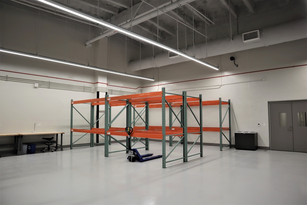 Newly Furnished Storage Spaces are Seen in the New EOD Building on Camp Blaz