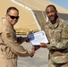 332nd AEW command team presents quarterly awards
