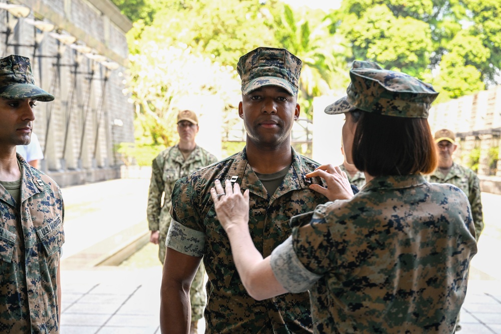 USMC Capt. Antonio Milord’s Promotion Ceremony, February 3, 2025