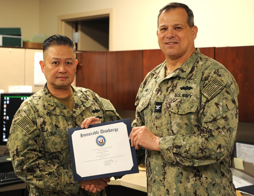 CMDCM Luna Reenlistment