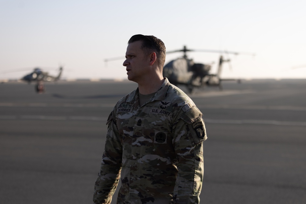 101st Combat Aviation Brigade Conducts Colors Uncasing Ceremony