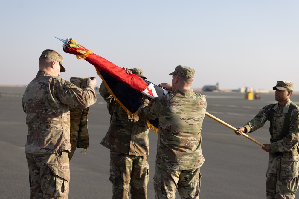 101st Combat Aviation Brigade Conducts Colors Uncasing Ceremony