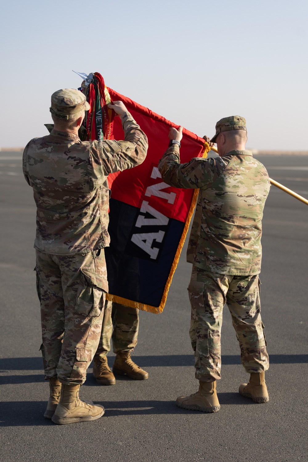 101st Combat Aviation Brigade Conducts Colors Uncasing Ceremony