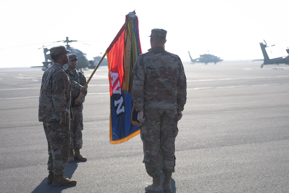 101st Combat Aviation Brigade Conducts Colors Uncasing Ceremony