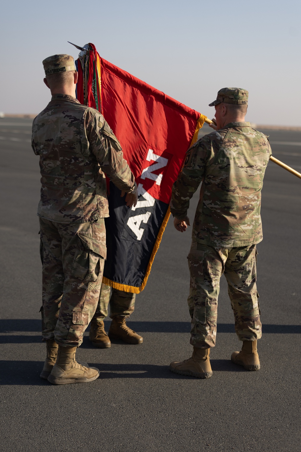 101st Combat Aviation Brigade Conducts Colors Uncasing Ceremony