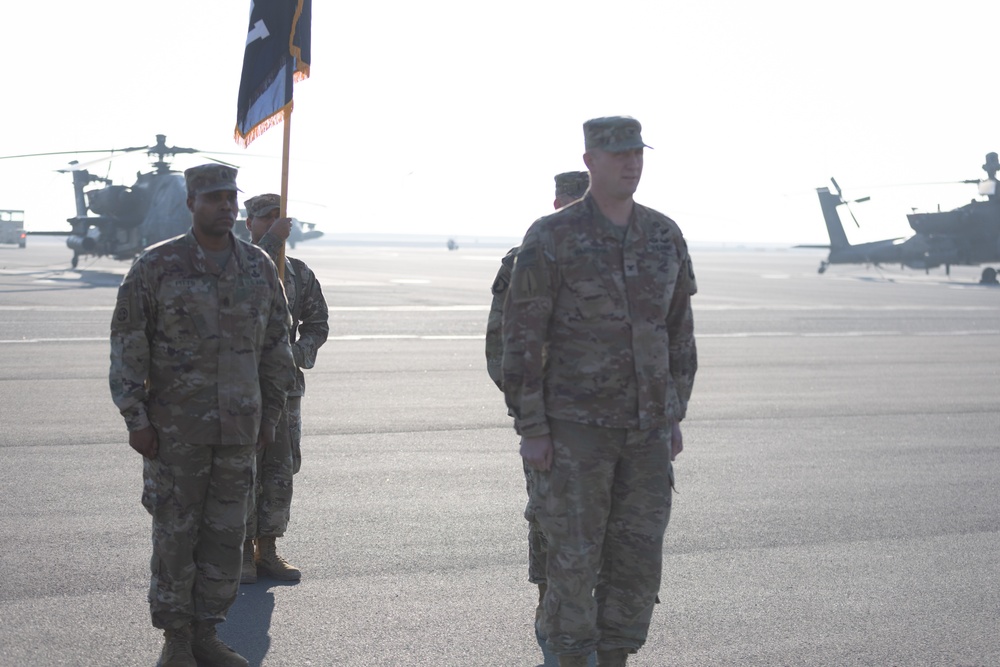 101st Combat Aviation Brigade Conducts Colors Uncasing Ceremony