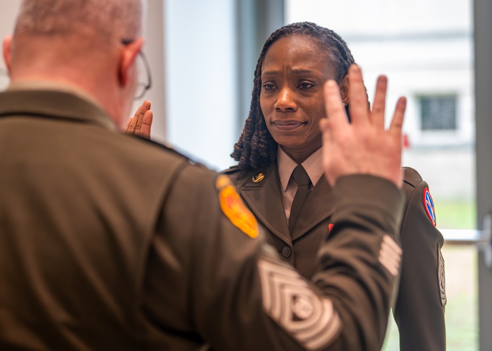 Appointment of Sgt. Maj. Teneka Stephens to Command Sgt. Maj.