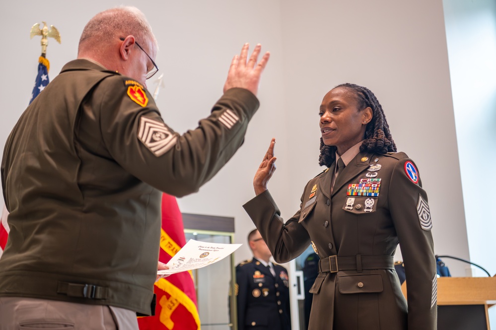 Appointment of Sgt. Maj. Teneka Stephens to Command Sgt. Maj.