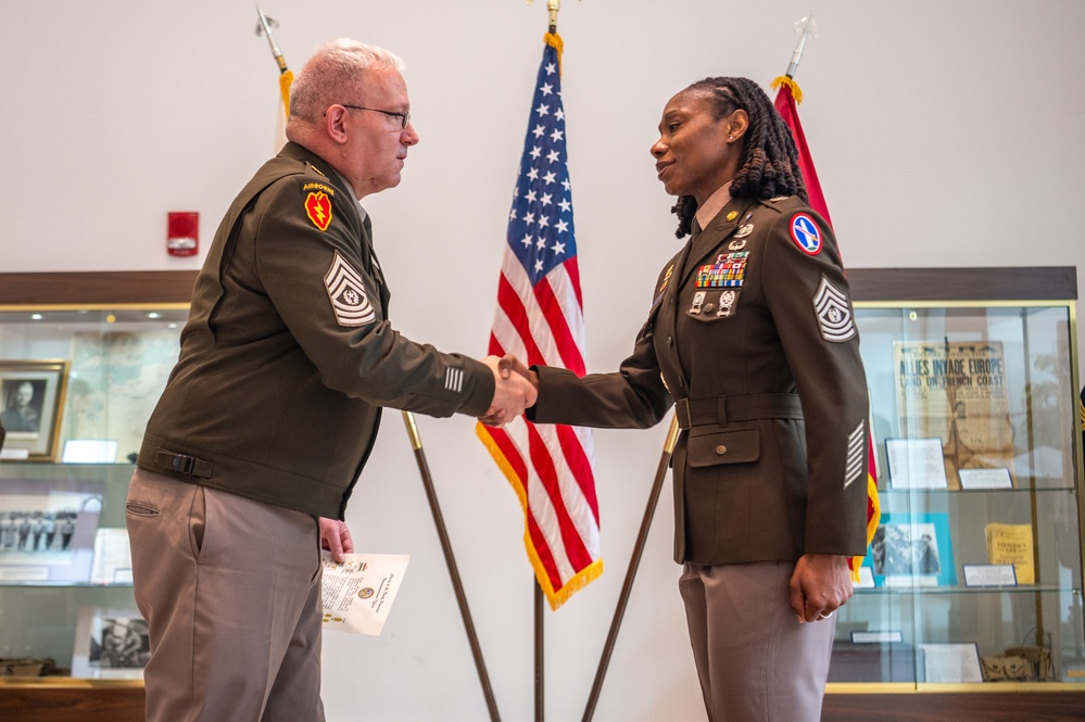 Appointment of Sgt. Maj. Teneka Stephens to Command Sgt. Maj.