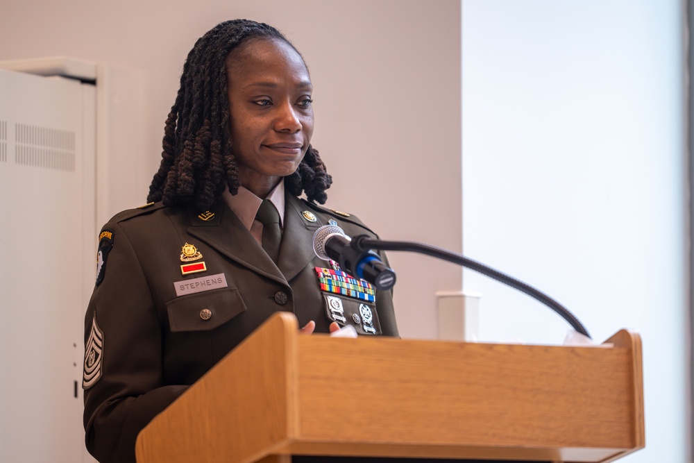 Appointment of Sgt. Maj. Teneka Stephens to Command Sgt. Maj.