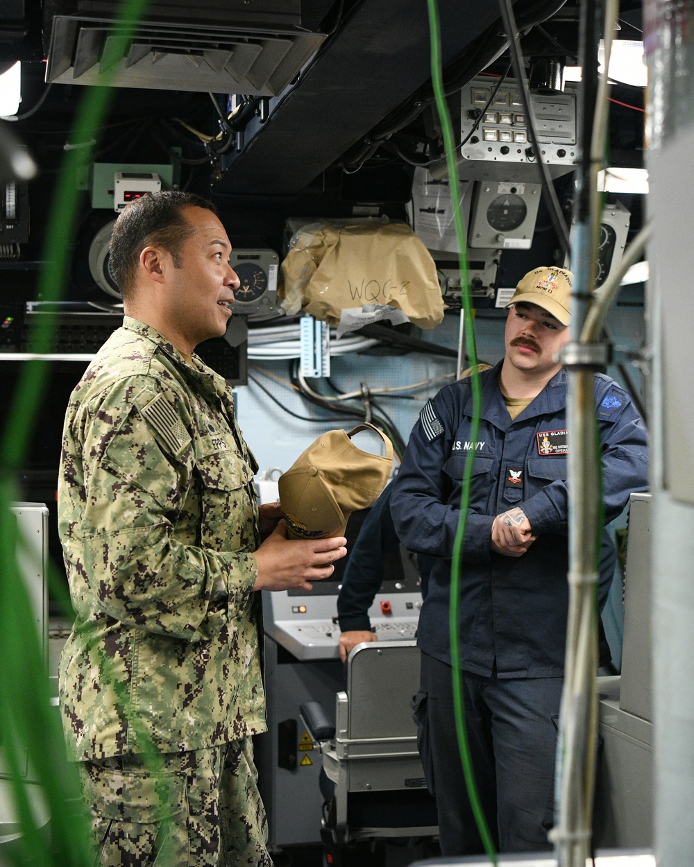 Rear Adm. Epps, commander, NAVSUP, visited NSA Bahrain