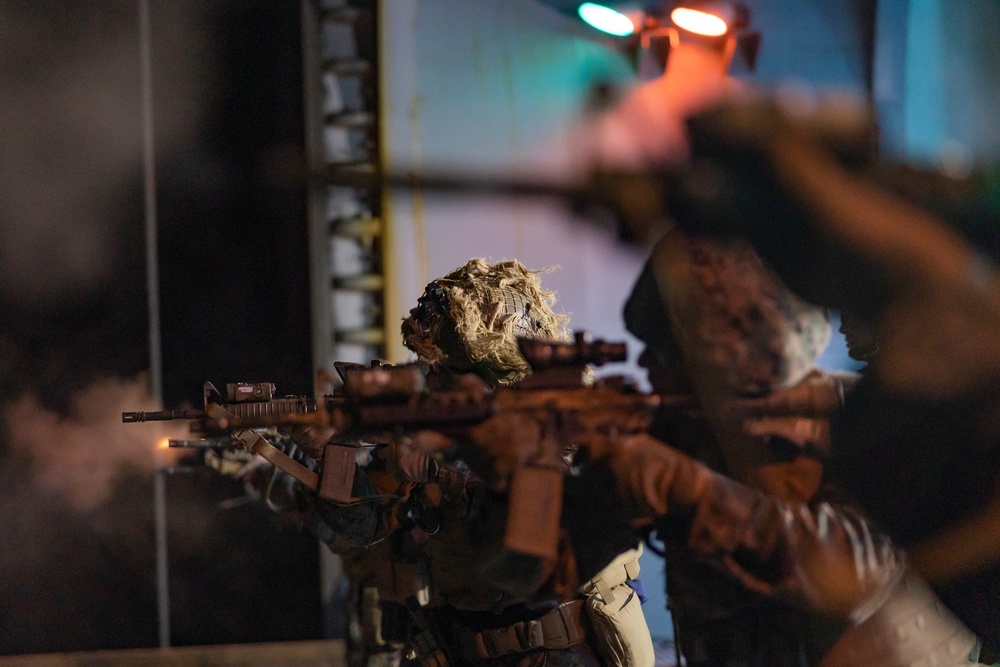 31st MEU | BLT 2/4 conducts Live-Fire Weapons Training aboard USS America (LHA 6)