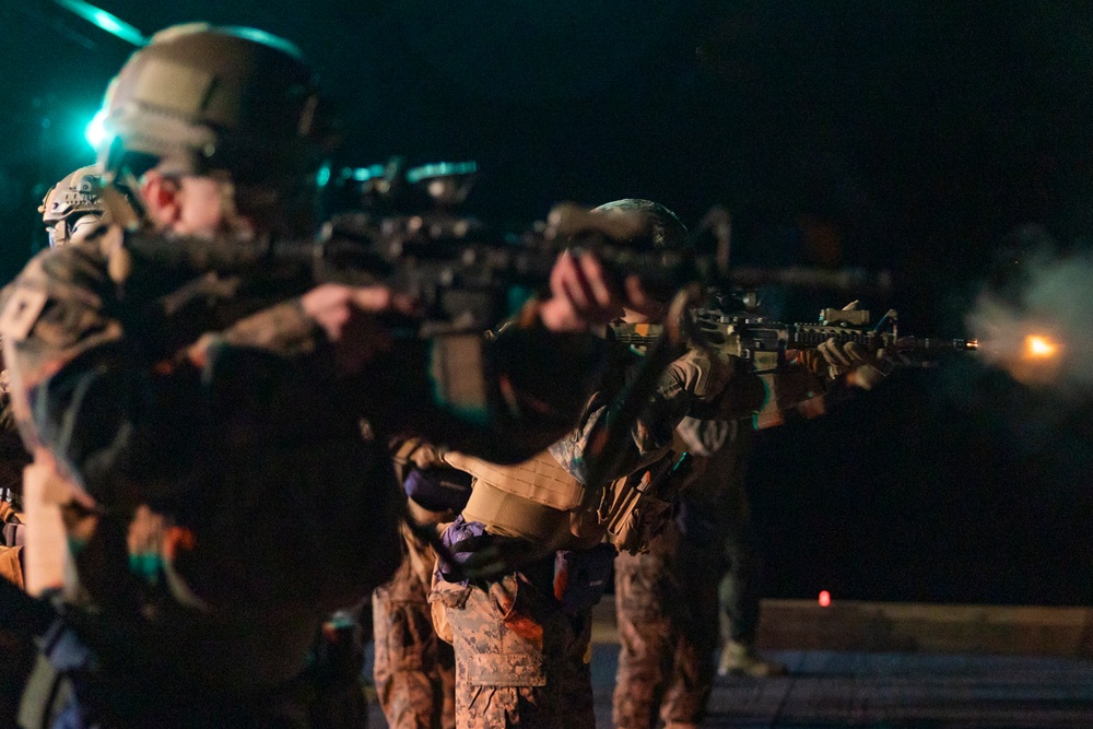 31st MEU | BLT 2/4 conducts Live-Fire Weapons Training aboard USS America (LHA 6)