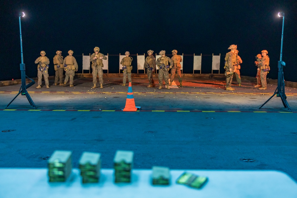 31st MEU | BLT 2/4 conducts Live-Fire Weapons Training aboard USS America (LHA 6)